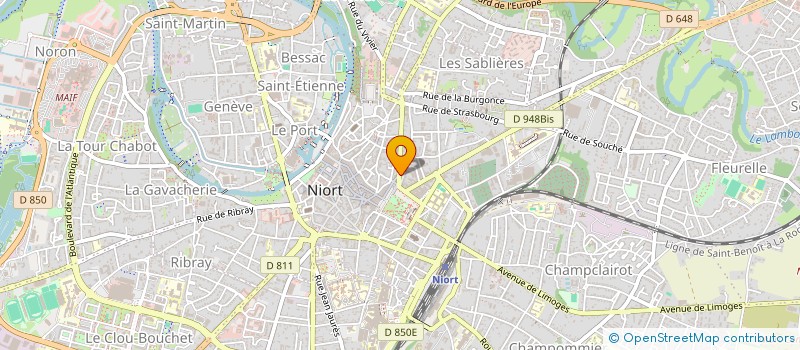 localisation de l'entreprise ASSOCIATION TUTELAIRE ET D INSERTION DES DEUX SEVRES  NIORT