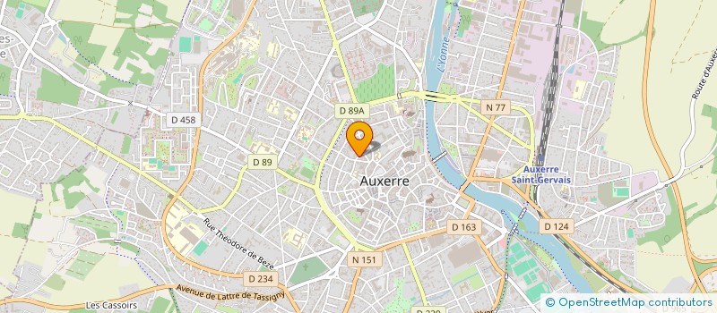 localisation de l'entreprise ASSOCIATION TUTELAIRE ICAUNAISE à AUXERRE