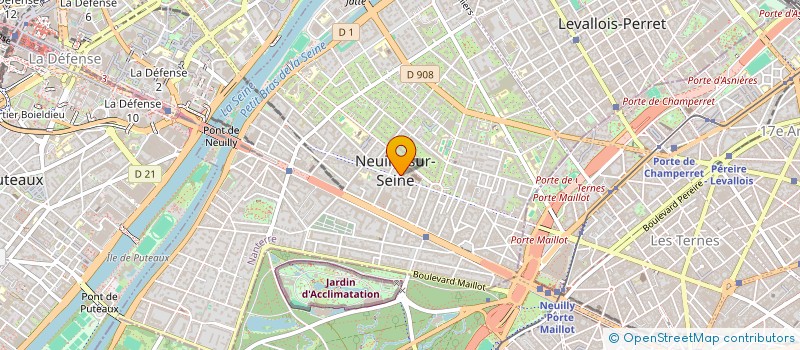 localisation de l'entreprise ASSOCIATION TUTELAIRE TROISIEME AGE  NEUILLY-SUR-SEINE