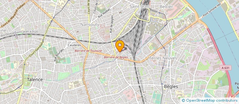 localisation de l'entreprise ASSOCIATION TUTTI à BORDEAUX