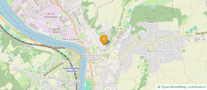 localisation de l'entreprise ASSOCIATION TWINKLE  NEUVILLE-SUR-SAONE