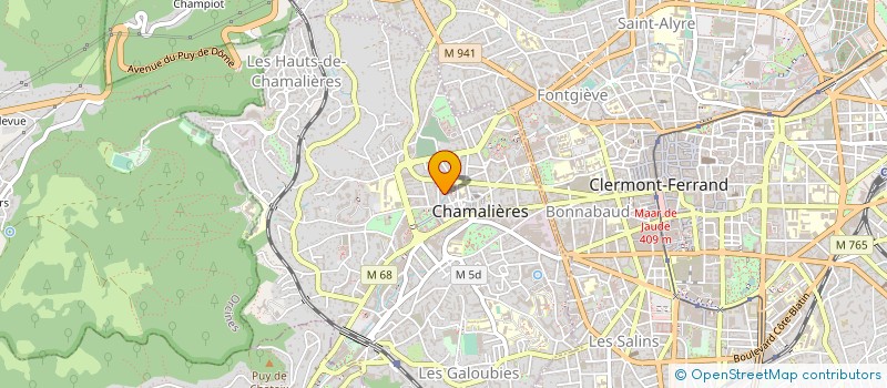 localisation de l'entreprise ASSOCIATION TZI LULLA à CHAMALIERES