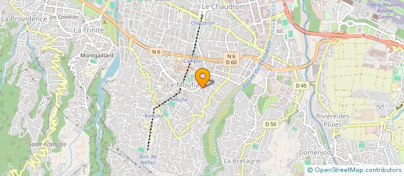localisation de l'entreprise ASSOCIATION U-MAINS à SAINT-DENIS