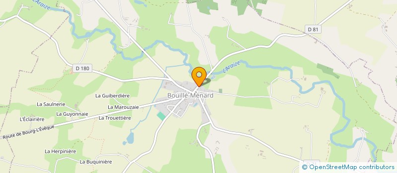 localisation de l'entreprise ASSOCIATION U.S.E.P. R.P.I. BOUILLE MENARD - BOURG L'EVEQUE  BOUILLE-MENARD