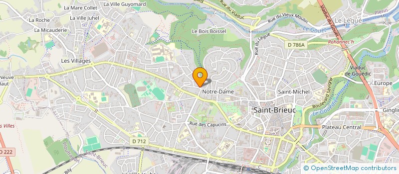 localisation de l'entreprise ASSOCIATION UBIK à SAINT-BRIEUC