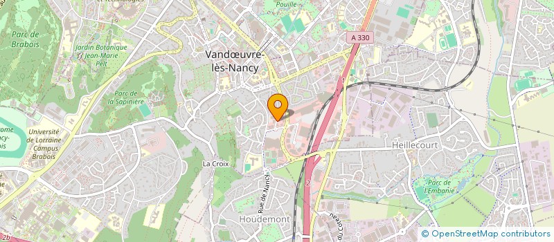 localisation de l'entreprise ASSOCIATION UBIQUA à VANDŒUVRE-LES-NANCY