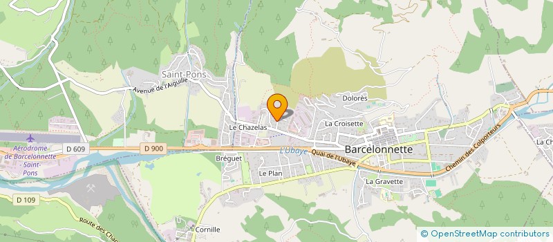 localisation de l'entreprise ASSOCIATION UBYEBYE  BARCELONNETTE