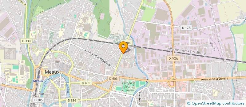 localisation de l'entreprise ASSOCIATION UFAPES à MEAUX