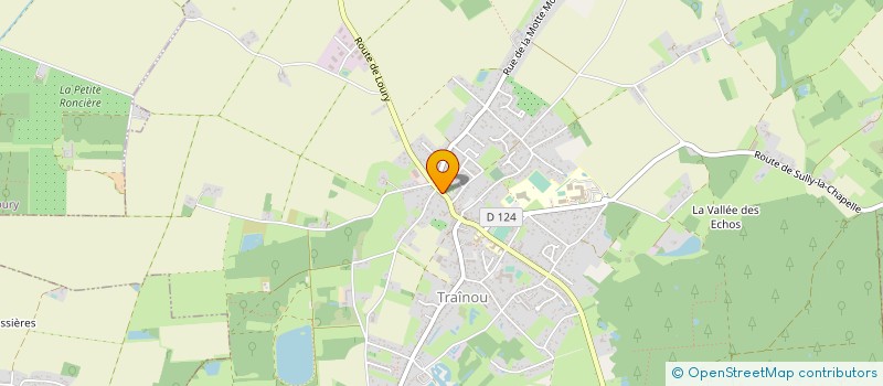 localisation de l'entreprise ASSOCIATION UFOLEP TRAINOU PETANQUE à TRAINOU
