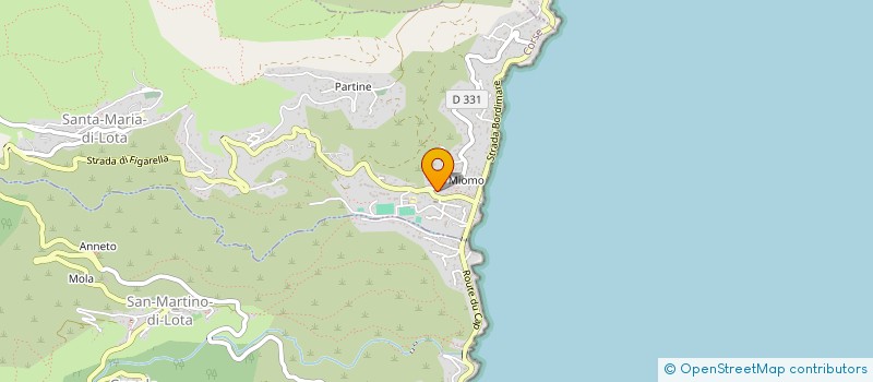 localisation de l'entreprise ASSOCIATION UFORCA-BASTIA POUR LA FORMATION PERMANENTE à SANTA-MARIA-DI-LOTA