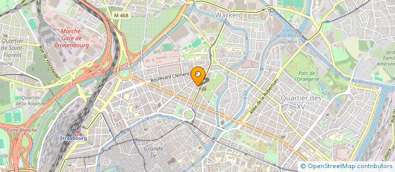 localisation de l'entreprise ASSOCIATION UFORCA-STRASBOURG  STRASBOURG