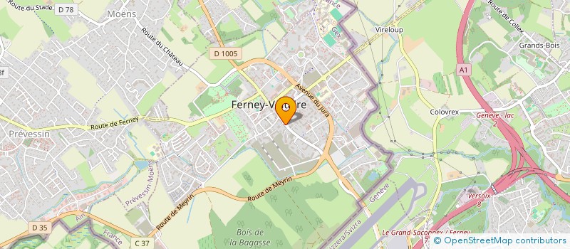 localisation de l'entreprise ASSOCIATION UMOJA PAYS DE GEX à FERNEY-VOLTAIRE