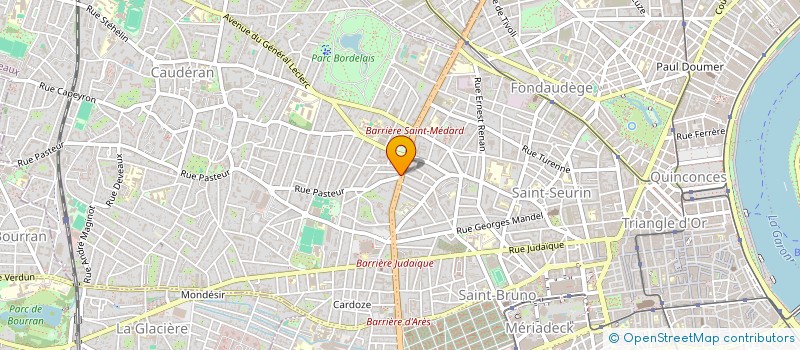 localisation de l'entreprise ASSOCIATION UN BRIN DE BONHEUR  BORDEAUX