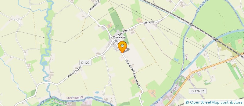 localisation de l'entreprise ASSOCIATION UN DEFI UN ESPOIR POUR LA VIE  STEENWERCK