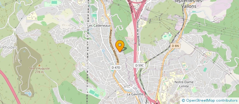 localisation de l'entreprise ASSOCIATION UN DEUX TROIS PETITS PAS à LES PENNES MIRABEAU