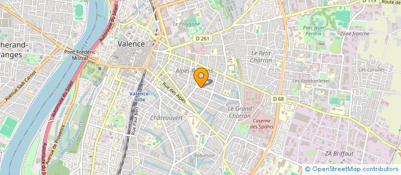 localisation de l'entreprise ASSOCIATION UN FIL POUR BENARES à VALENCE