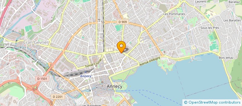 localisation de l'entreprise ASSOCIATION UN GESTE UN SOURIRE ANNECY à ANNECY