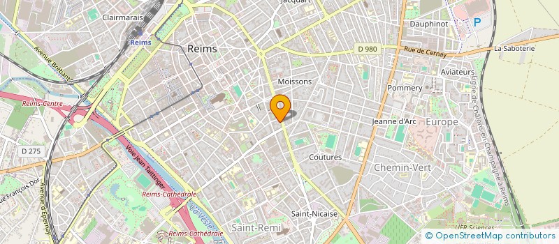 localisation de l'entreprise ASSOCIATION UN JOUR POUR TOUJOURS  REIMS