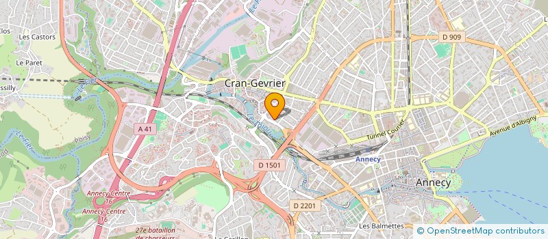 localisation de l'entreprise ASSOCIATION UN PAS DE COTE  ANNECY