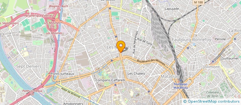 localisation de l'entreprise ASSOCIATION UN PEU FOU à TOULOUSE