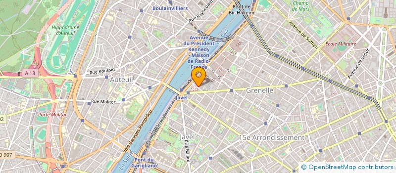 localisation de l'entreprise ASSOCIATION UN PONT ENTRE NOUS  PARIS