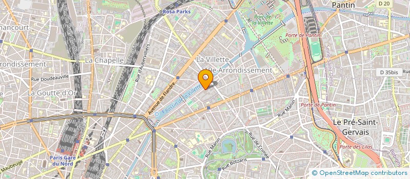 localisation de l'entreprise ASSOCIATION UN TEMPS POUR SOI  PARIS