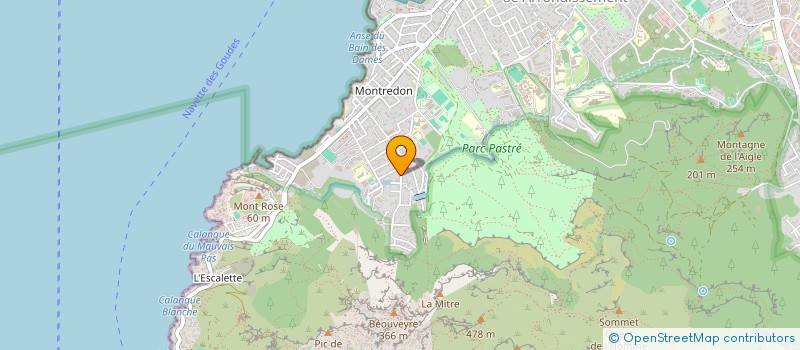 localisation de l'entreprise ASSOCIATION UNA STELLA  MARSEILLE