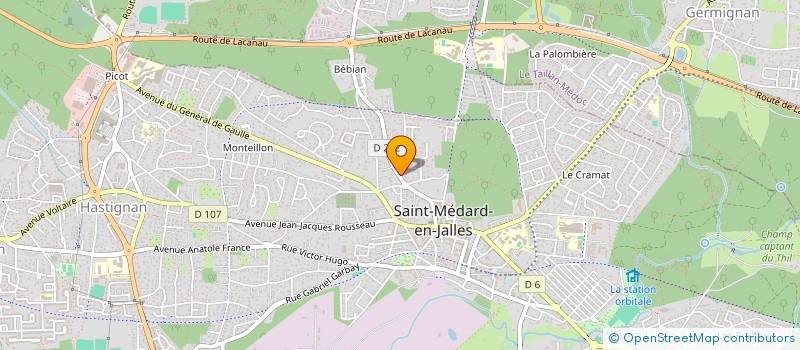 localisation de l'entreprise ASSOCIATION UNC DE SAINT MEDARD EN JALLES/SAINT AUBIN DE MEDOC à SAINT-MEDARD-EN-JALLES