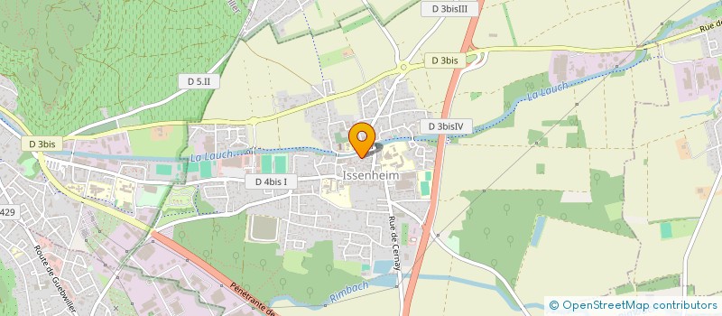 localisation de l'entreprise ASSOCIATION UNC ISSENHEIM  ISSENHEIM