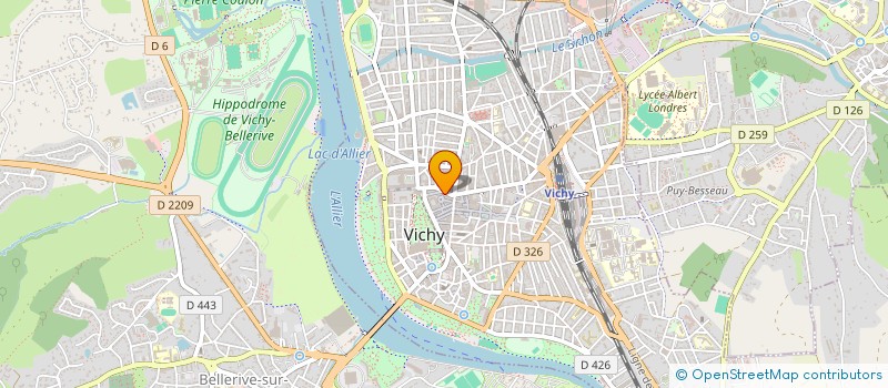 localisation de l'entreprise ASSOCIATION UNE BOUFFEE D' AIR à VICHY