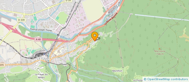 localisation de l'entreprise ASSOCIATION UNE FARANDOLE à PASSY