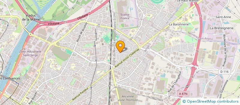 localisation de l'entreprise ASSOCIATION UNE MARCHE DE TAILLE à ANGERS