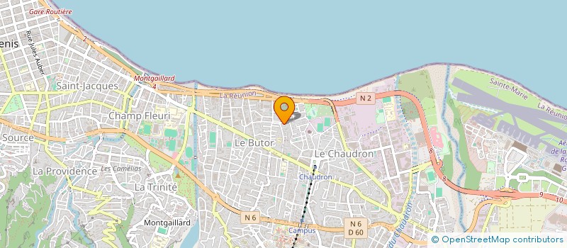 localisation de l'entreprise ASSOCIATION UNE PLACE POUR MON ENFANT à SAINT-DENIS