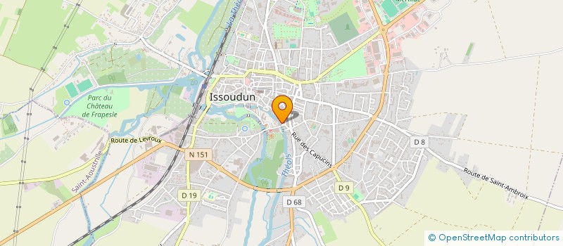localisation de l'entreprise ASSOCIATION UNE RANDONNEE LUPINIENNE à ISSOUDUN