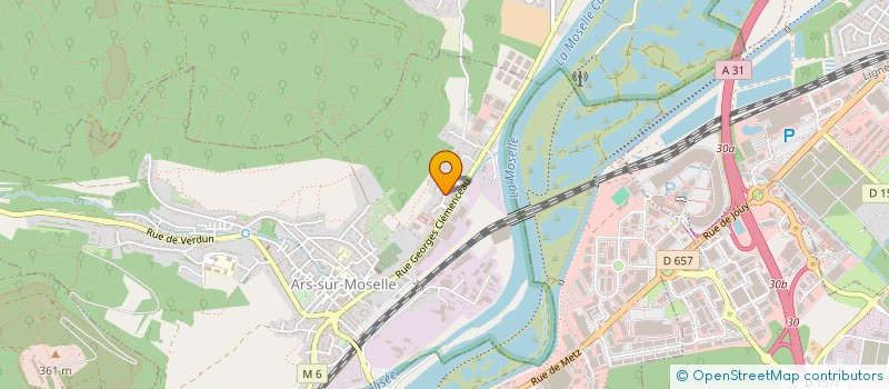 localisation de l'entreprise ASSOCIATION UNEVEN BOX  ARS-SUR-MOSELLE