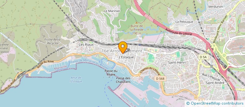 localisation de l'entreprise ASSOCIATION UNI-SEON  MARSEILLE