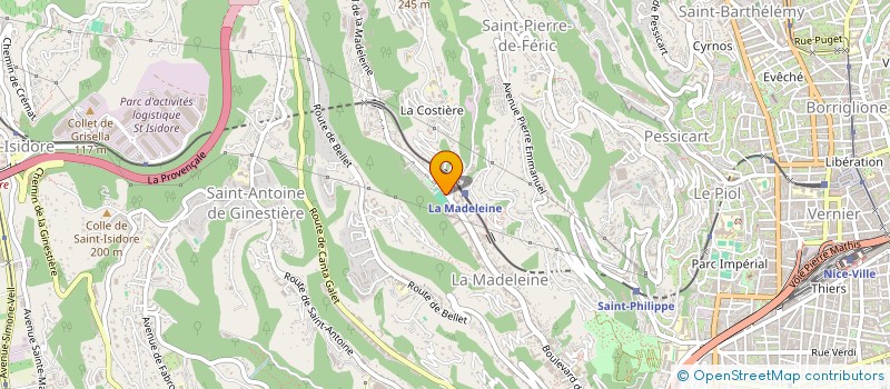 localisation de l'entreprise ASSOCIATION UNION BOULISTE  NICE