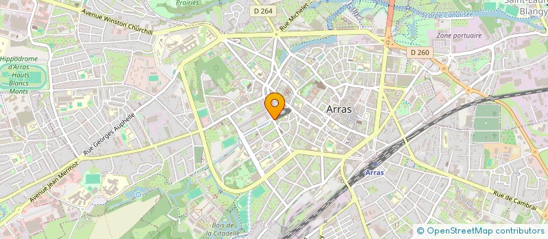 localisation de l'entreprise ASSOCIATION UNION FEMININE CIVIQUE ET SOCIALE FAMILLES RURALES D'ARRAS à ARRAS