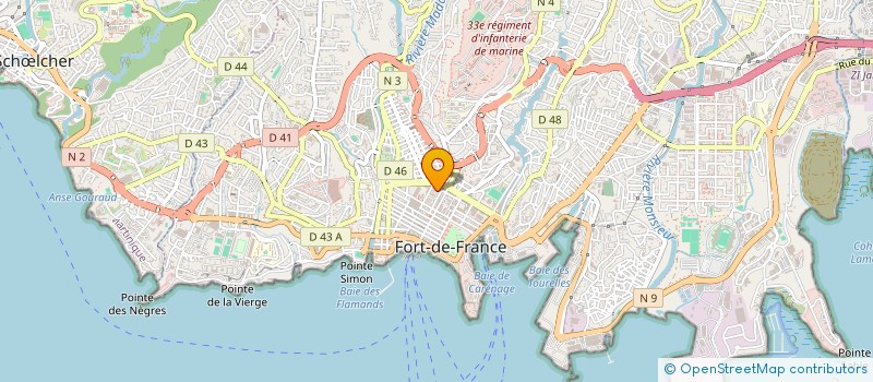 localisation de l'entreprise ASSOCIATION UNION FRANCAISE CENTRE DE VACANCES LOISIRS à FORT DE FRANCE