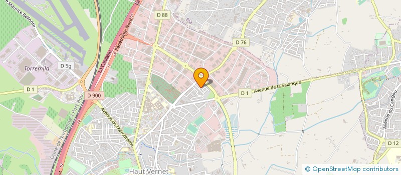 localisation de l'entreprise ASSOCIATION UNION GITANE SOCIALE DE CATALOGNE NORD PERPIGNAN LE HAUT VERNET à PERPIGNAN