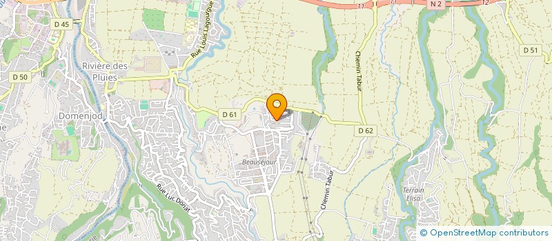 localisation de l'entreprise ASSOCIATION 'UNIS ET ENGAGES POUR LE TERRITOIRE PAR L'INNOVATION SOCIALE'  SAINTE-MARIE