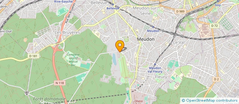 localisation de l'entreprise ASSOCIATION UNISSANT LES DOCTORANTS ET DOCTEURS EN ASTROPHYSIQUE  MEUDON