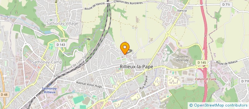 localisation de l'entreprise ASSOCIATION UNITE VOISINAGE DE LA ROUE à RILLIEUX-LA-PAPE