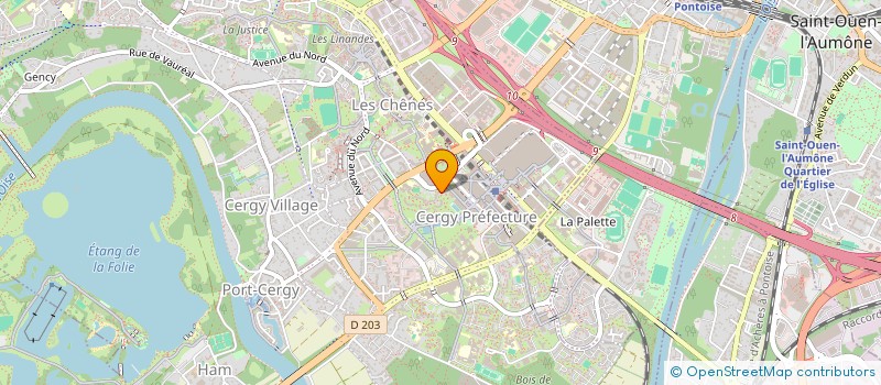 localisation de l'entreprise ASSOCIATION UNITED  CERGY