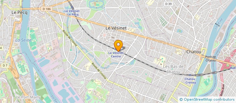 localisation de l'entreprise ASSOCIATION UNITED UNDERAGE à LE VESINET