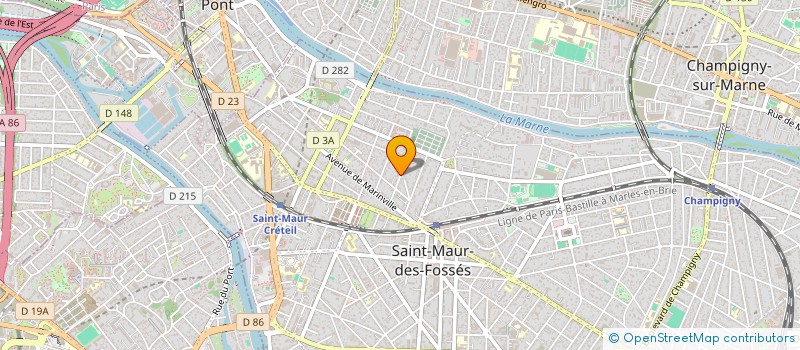 localisation de l'entreprise ASSOCIATION UNIVERS'RH à SAINT-MAUR-DES-FOSSES