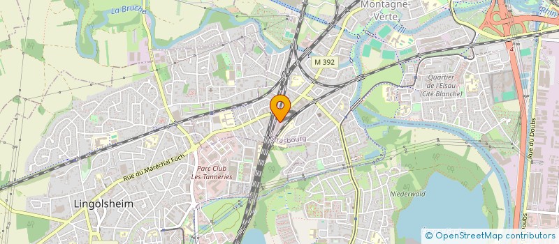 localisation de l'entreprise ASSOCIATION UNIVERSAL GOSPEL END TIME MINISTRY INTERNATIONAL  STRASBOURG
