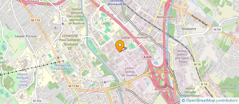 localisation de l'entreprise ASSOCIATION UNIVERSCIEL à TOULOUSE