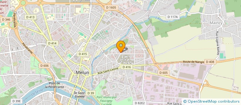 localisation de l'entreprise ASSOCIATION UNIVERSELLE DE LA FOI CHRETIENNE à MELUN