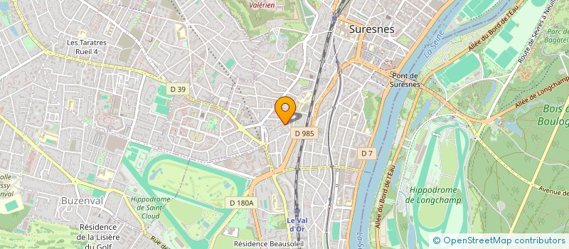 localisation de l'entreprise ASSOCIATION UNLI DE LA TUILERIE à SURESNES